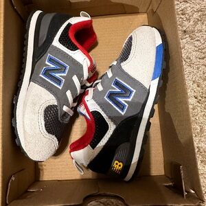 New Balance Kids Sneakers - Gray, Black, Red